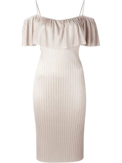 givenchy technical pleated dress.